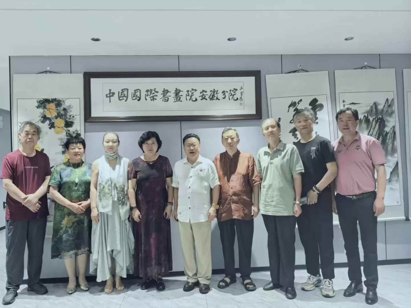 中国国际书画院安徽分院书画名家创作盛会火热进行