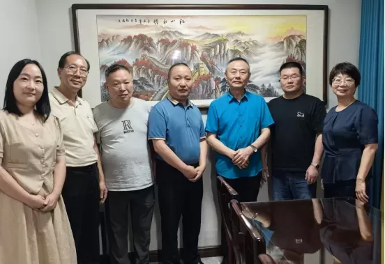 安徽省小微企业商会领导一行莅临合肥七十三坊电子商务有限公司走访调研